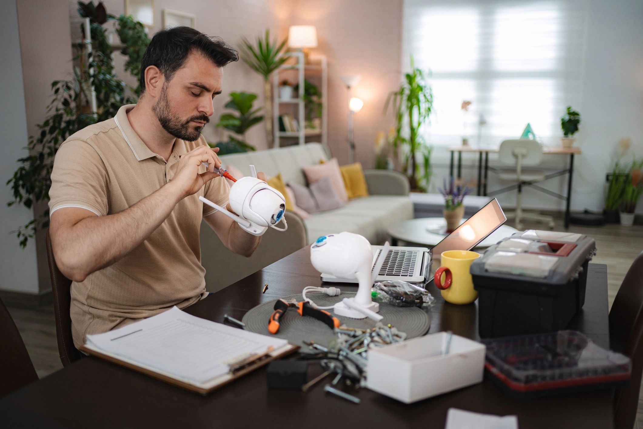 Security system installation